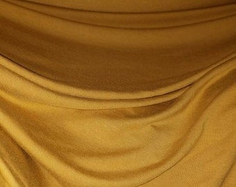 Bamboo 4 way spandex "Mustard" Eco-Friendly NATURAL FiBER by the yard 8oz