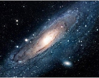 Andromeda Galaxy Poster Lights Stars Outer Space Colors Sky New 24x36