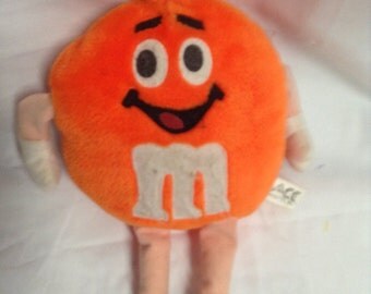 orange m&m plush