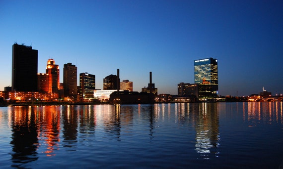 Downtown Toledo Ohio Skyline