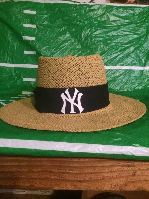 yankees straw hat