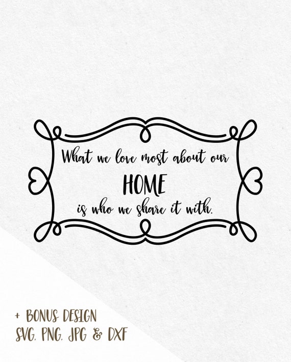 Download Home Svg Bless our Home Sayings Svg Cut Files Home SVG cut