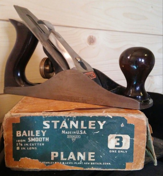 Stanley Bailey No. 3 Type 15 Old Wood Hand Plane