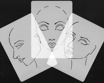 Face Template Stencil Set