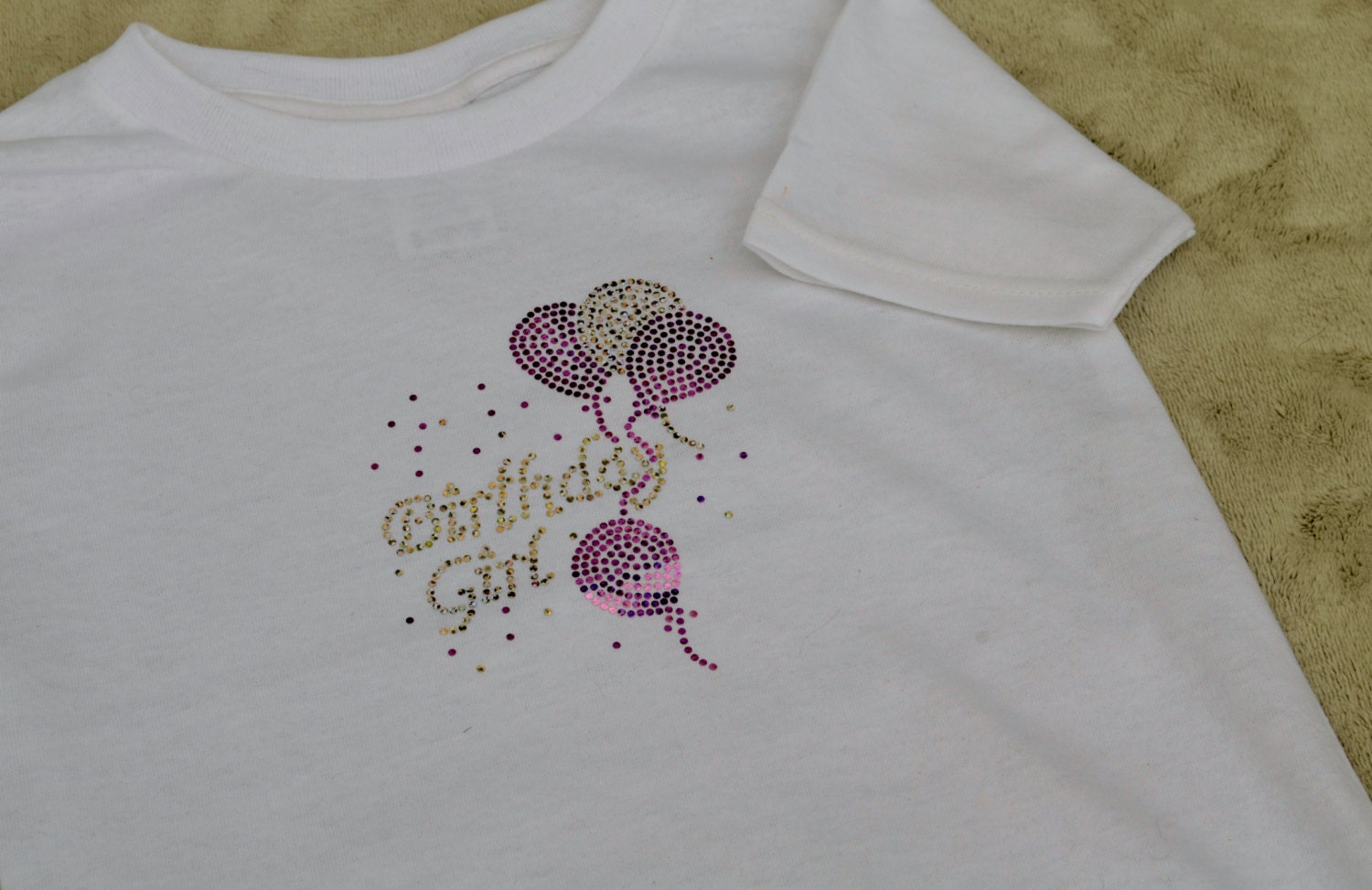 Toddlers Tshirt Birthday Tshirt Girls by ToddlerSpangleTshirt