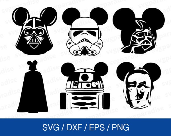 Download Star Wars Mickey Svg Disney Star Wars Svg Mickey Mouse Eps
