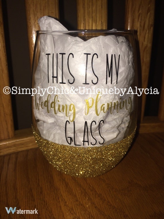 Download This is my wedding planning glass GLITTER by ...