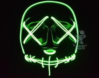 Halloween Mask The Purge Election Year Movie Handmade Mask Perfect for Festival, Raves, Halloween and Costume Parties