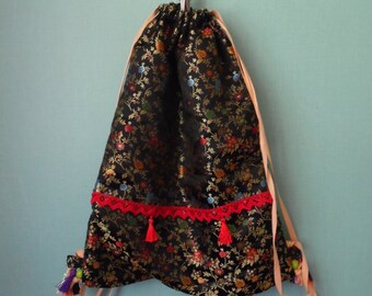 Backpack Chinese motif,