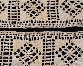 Antique LACE from Pennsylvania Approx 2 Yards of Beautiful Handmade Needlework