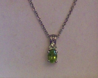Hebei Peridot Pendant,Jewelry, Gemstone,Green,Necklace,Gifts for Her,Gift Ideas,Birthdays,Anniversary,