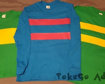 Choice of CHARA or FRISK or ASRIEL Cosplay Long Sleeve T-Shirts *Parody Undertale Character Shirts* Sizes Youth Small - Adult 5XL Halloween