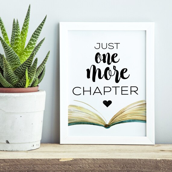 Download Just One More Chapter Printable Book Love Reading Book
