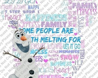 Words to frozen | Etsy