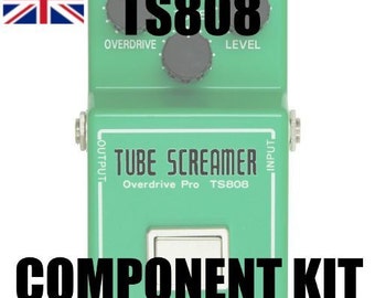Tubescreamer TS808 - build your own clone boutique guitar effect pedal: component kit