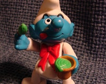 painter smurf figurine