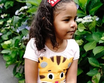 Daniel Tiger Leotard- Daniel Tiger Party- Daniel Tiger Tutu - Daniel Tiger Birthday- Personalized