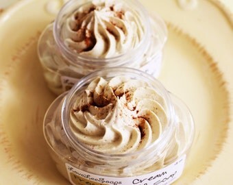 Whipped Soap Cream Fluff French Toast - Soap in a Jar, Creme Soap, Fluff Soap, Gift For Her, Whip Soap, Cinnamon Soap, Frosting Soap