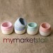 SALE! Felted Striped Bowl Set - Assorted Colors - Ready to Ship