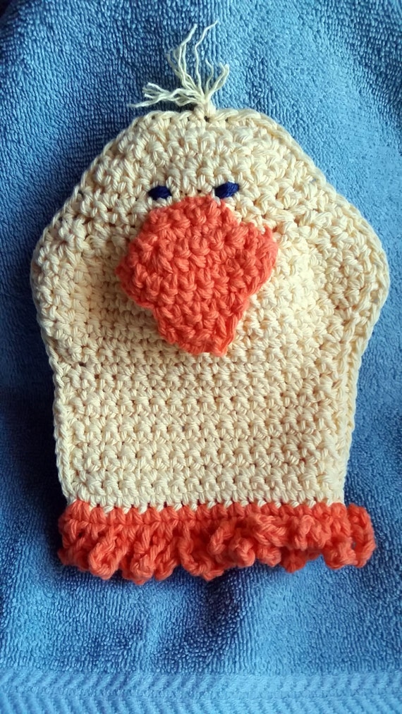 Duck Bath Mitt Kids bath mitt Puppet New Baby Baby