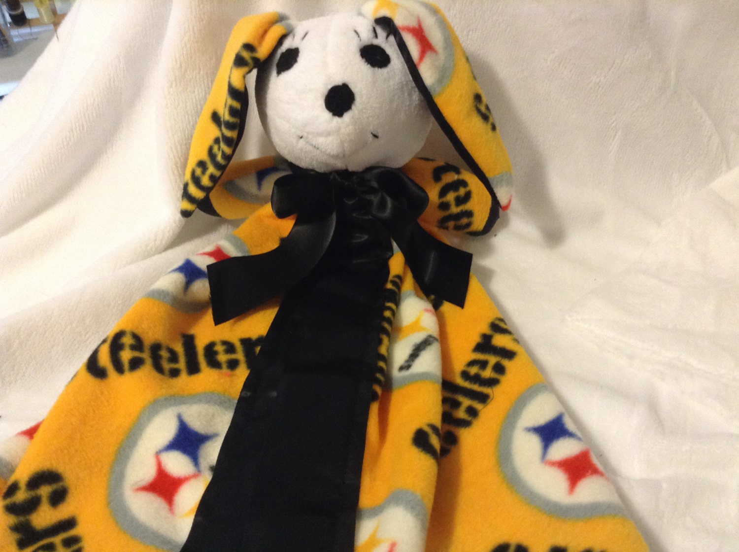 Pittsburgh Steelers Baby Lovey Blanket and BFF forever