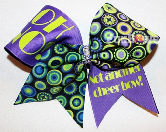 Oh No, Not Another Cheer Bow - Cheer Allstar Bow by FunBows !