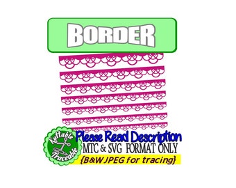 Download Border Scallop Set 02 Embellishment Cut Files MTC SVG SCAL V2