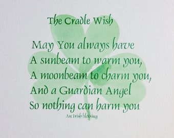 Irish blessing baby | Etsy