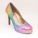 rainbow sequin heels