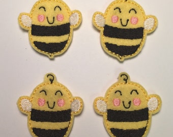 Bumble bee applique | Etsy