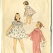 Vintage 50s Advance 7803 Girls Baby Doll Shortie Pajamas