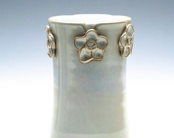 Pale Blue Candle Stand / Sculpture Stand