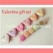 Etsy Pretend Felt food Play food Valentines  kids gift " Cookie & Macaroon set "