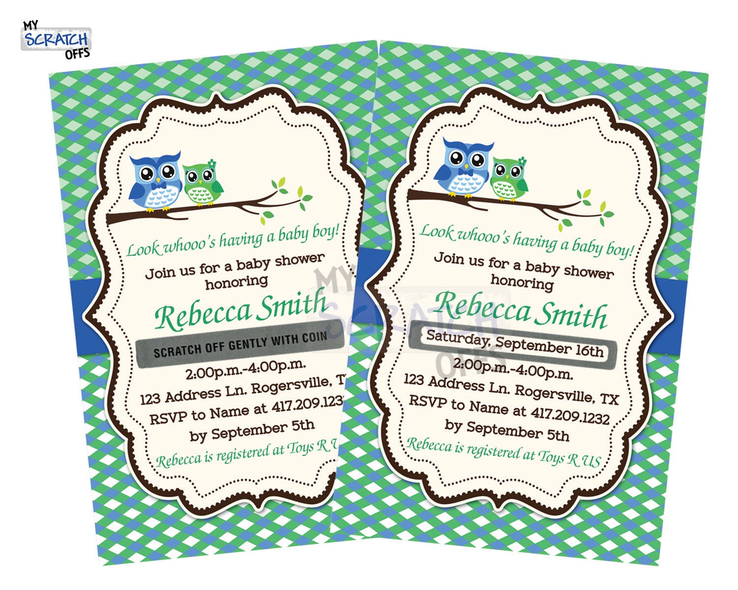 Scratch Off Baby Shower Invitations 4