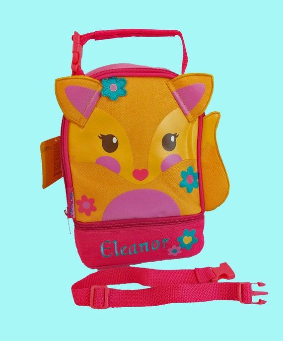 Personalized Stephen Joseph FOX Themed Lunch Pal Lunchbox-Embroidered Monogramming Included In Price