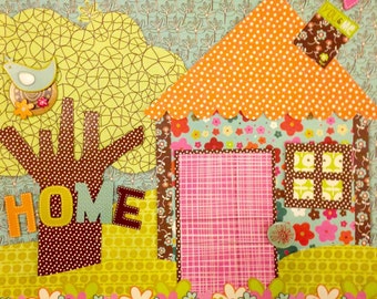 Premade Layout 2 Page Family Home Happy Day
