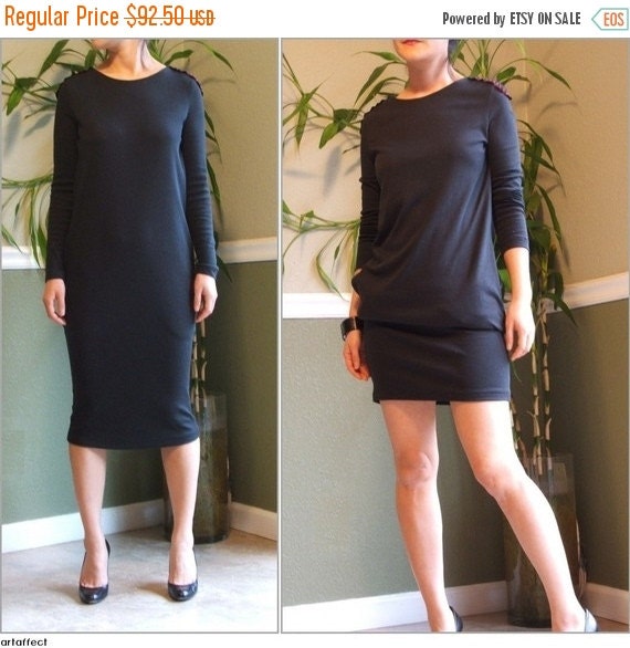 DRESS SALE Everyday DressBlack by artaffect on Etsy