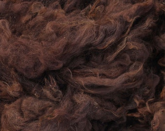 Medium Brown Alpaca Fleece