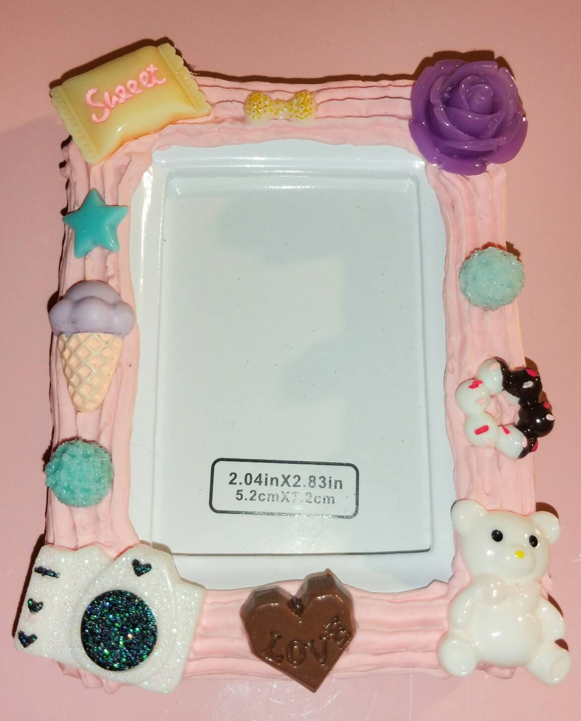 Pink Frosting Deco Mini Frame