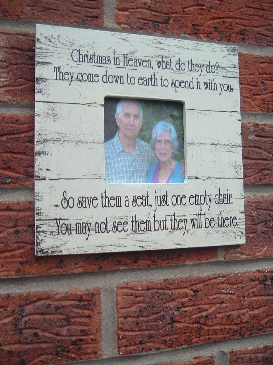 Christmas in heaven what do they do remembrance picture frame