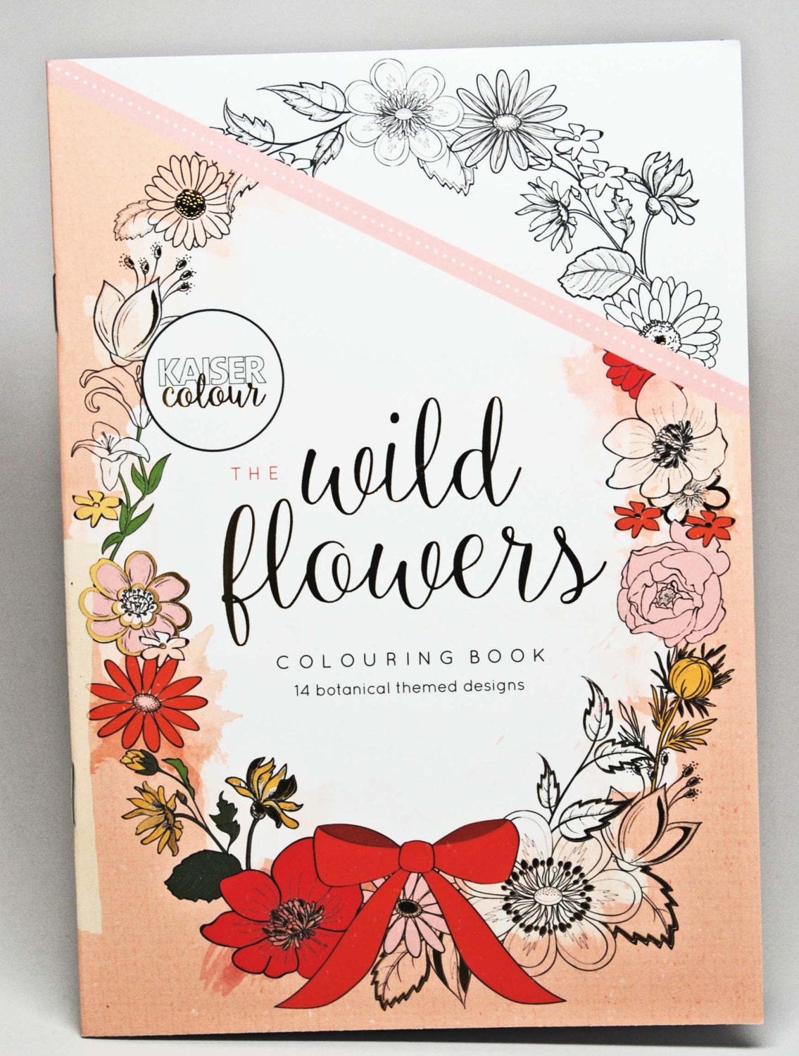 KaiserCraft Kaiser Colour Wild Flowers Mini Coloring Book Adult