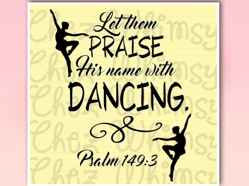 Download Dancing SVG Dance SVG Ballet Shirt Design Religious Dance