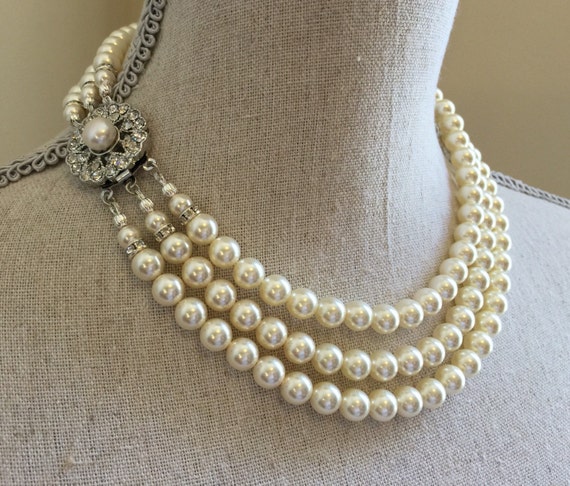 Jackie o pearl necklace Clearance