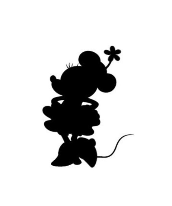 Download DIY Vinyl Iron On Minnie Mouse Silhouette Applique Iron On