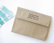 return address envelope printing