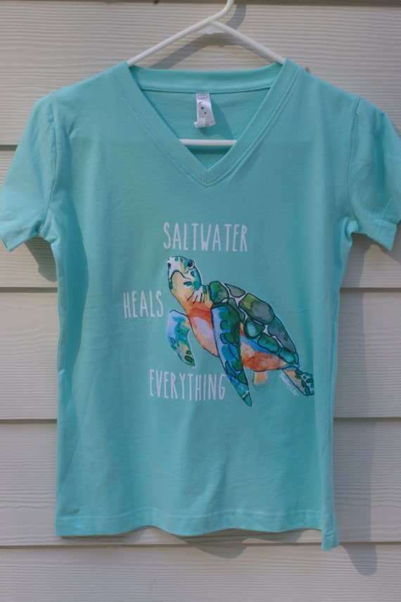 saltwater heals everything t shirt