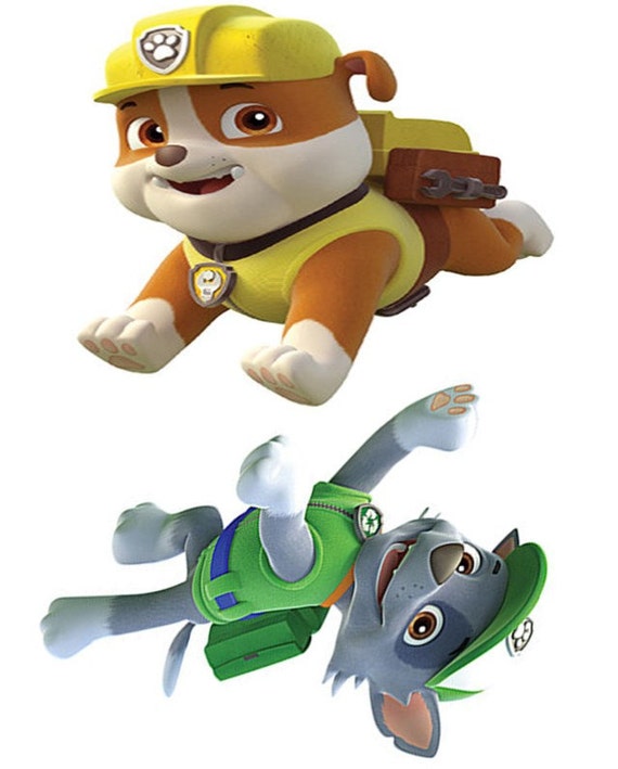 7 Paw Patrol Cut Outs For Centerpieces Cardstock