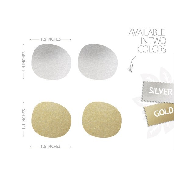 Gold Wall Decal Vinyl Wall Decal 91 Gold Dots Kids Decor