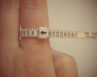 Reusable Ring Sizer, Credit For Your Purchase, Free With Purchase, Plastic Ring Sizer, Ring Size Finder, Ring Gauge Ring Size Measuring Tool
