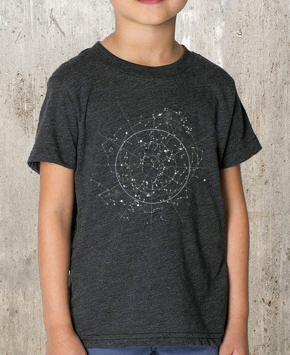 Youth T-Shirt Celestial Map of the Night Sky Youth